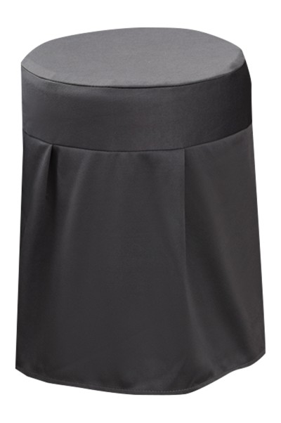 Order Nail Stool Cover Customized Beauty Salon SAP Round Chair Cover Pure Color Barber Shop Chair Cover Specialty Store 34*40CM SKSC021 front view